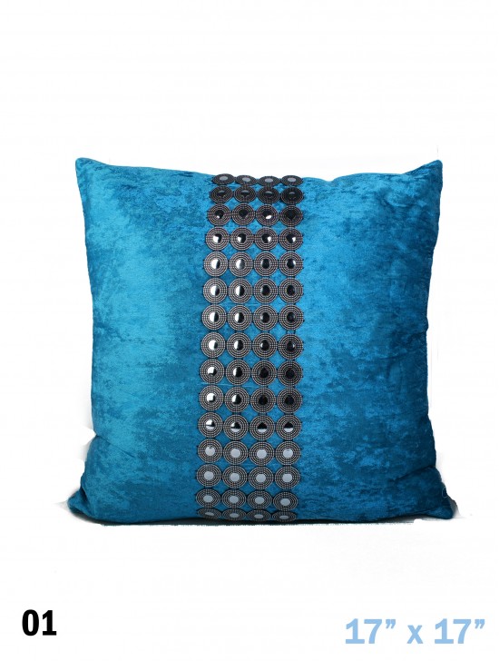 VELVET & BUTTONS CUSHION & FILLER